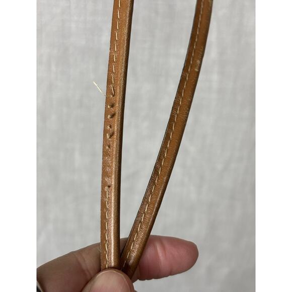 Vintage Gucci GG Supreme Monogram Crossbody Bag Leather Trim Italy Authentic - Picture 8 of 11